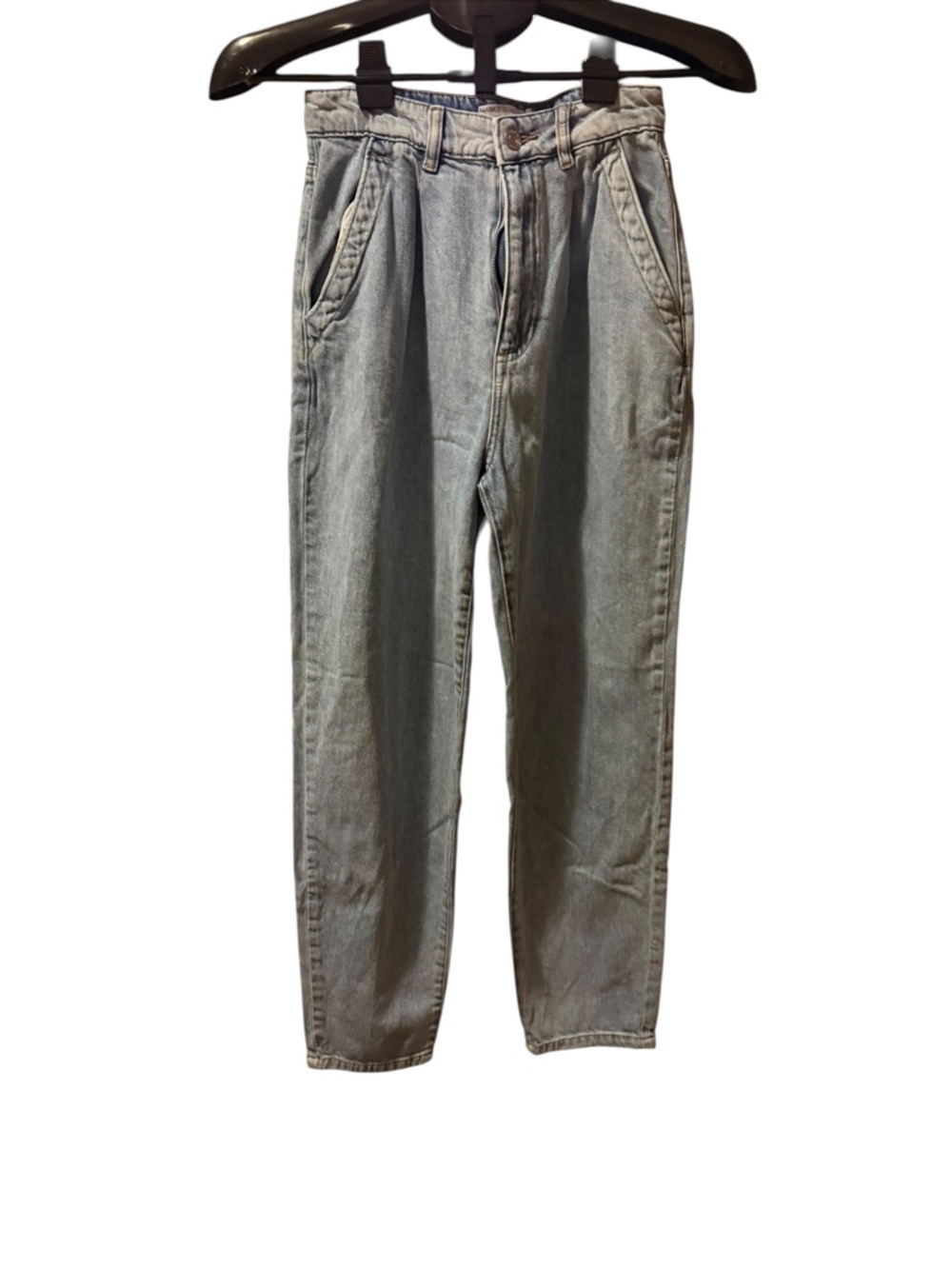 Garage Denim Mom Jeans Womens Size 1 High Rise Light Wash 90s Vintage Style